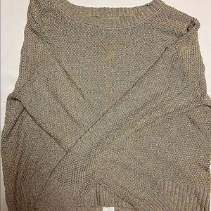 Pink rose sweater with detail back